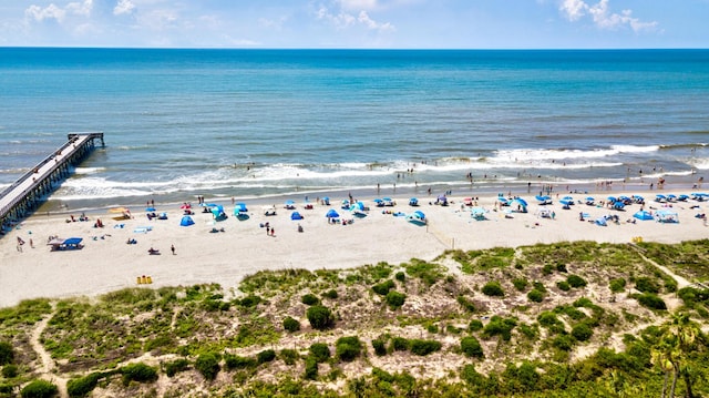1400 Ocean Blvd Unit 106B, Isle Of Palms, SC 29451 - aerial view of waterfront with a beach