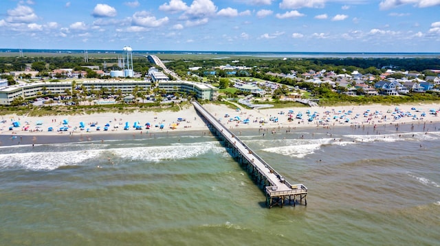 1400 Ocean Blvd Unit 106B, Isle Of Palms, SC 29451 - aerial view of expansive beach
