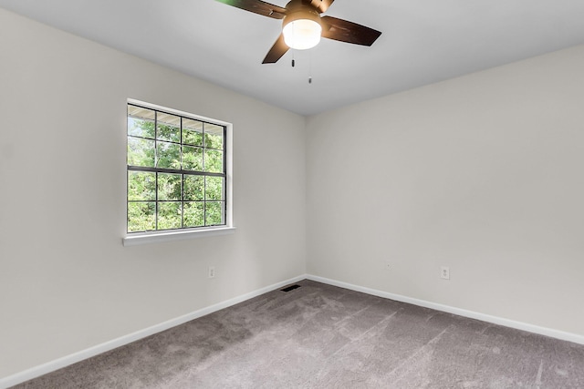 2362 Parsonage Rd Unit 2H, Charleston, SC 29414 - carpeted spare room featuring baseboards and a ceiling fan