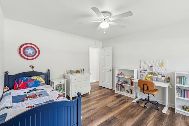 1027 Wayfarer Ln, Charleston, SC 29412 - bedroom with wood finished floors and a ceiling fan