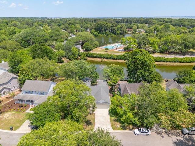 1027 Wayfarer Ln, Charleston, SC 29412 - aerial view of residential area featuring a nearby body of water