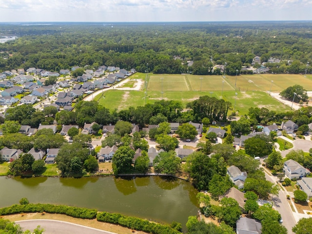 1027 Wayfarer Ln, Charleston, SC 29412 - aerial perspective of suburban area with a large body of water