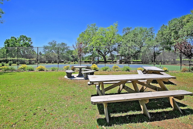 1027 Wayfarer Ln, Charleston, SC 29412 - view of community featuring a tennis court