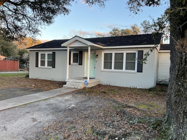 view of front of house