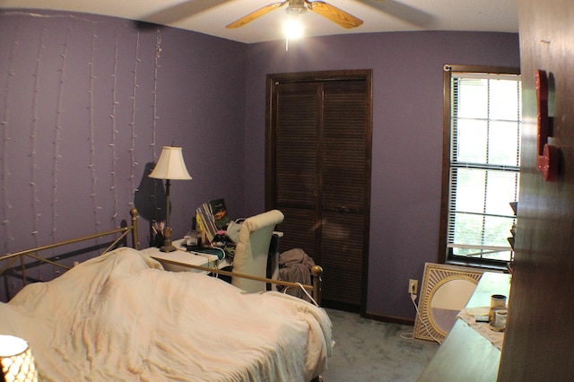 20 Anderson Ave, Charleston, SC 29412 - bedroom with carpet flooring and a ceiling fan