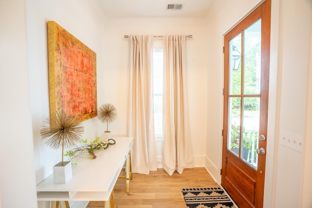 3707 Gambrill Ln, Mount Pleasant, SC 29466 - entryway with plenty of natural light, light wood-style flooring, and baseboards