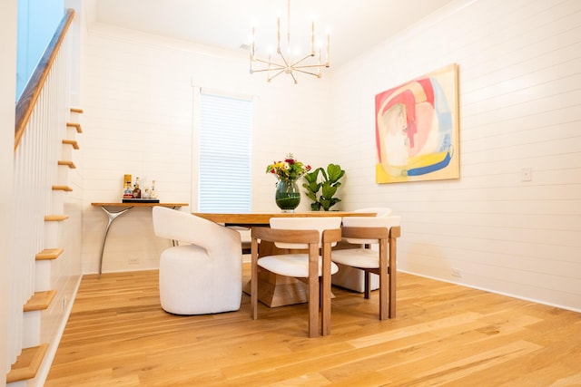 3707 Gambrill Ln, Mount Pleasant, SC 29466 - dining room featuring a chandelier and light wood-type flooring