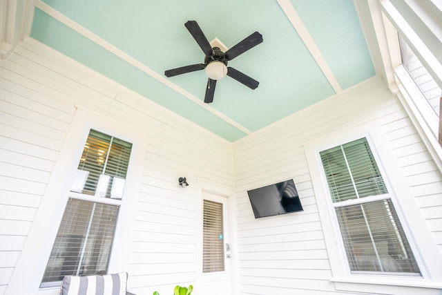 3707 Gambrill Ln, Mount Pleasant, SC 29466 - exterior space with ceiling fan
