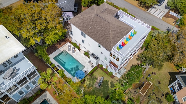 drone / aerial view