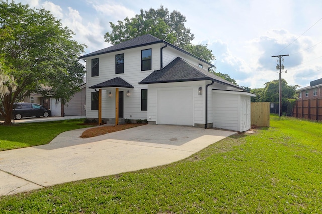 397 Parkdale Dr, Charleston, SC 29414 - view of front facade with driveway, roof with shingles, and an attached garage