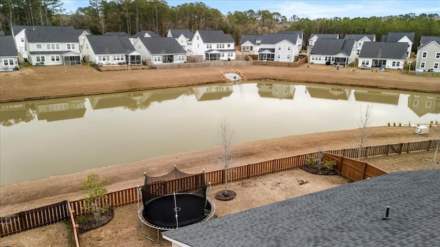 view of water feature