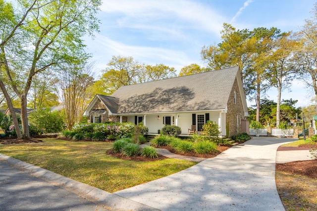 630 Cain Dr, Mount Pleasant, SC 29464 - view of front of home with driveway and covered porch