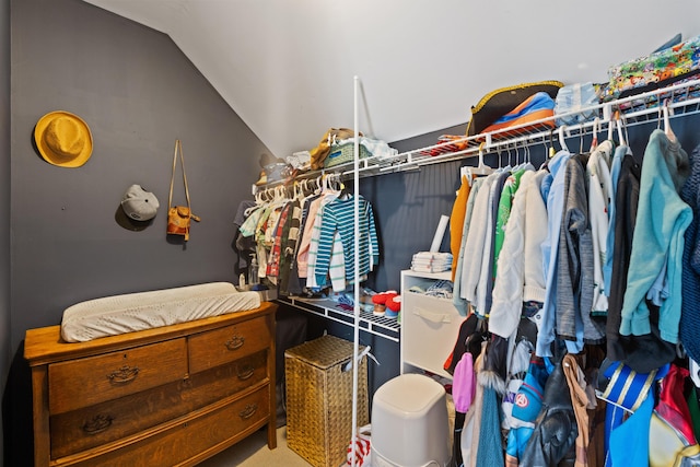 630 Cain Dr, Mount Pleasant, SC 29464 - walk in closet with lofted ceiling