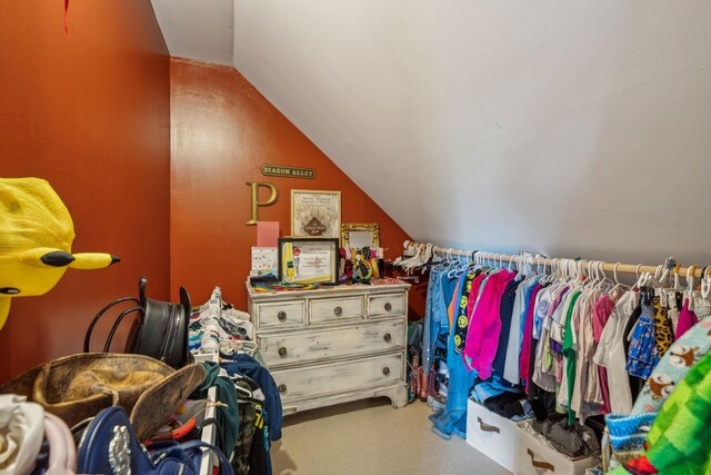 630 Cain Dr, Mount Pleasant, SC 29464 - spacious closet featuring vaulted ceiling and carpet