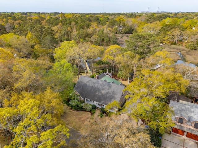 630 Cain Dr, Mount Pleasant, SC 29464 - view from above of property with a forest