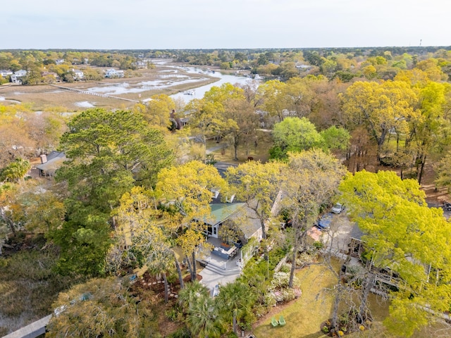 630 Cain Dr, Mount Pleasant, SC 29464 - aerial view of property and surrounding area with a nearby body of water