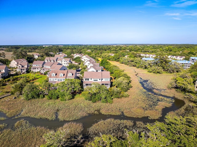2087 Sterling Marsh Ln, Seabrook Island, SC 29455 - aerial view of residential area featuring a nearby body of water