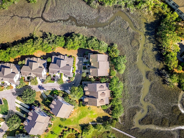 2087 Sterling Marsh Ln, Seabrook Island, SC 29455 - aerial view of property and surrounding area featuring nearby suburban area