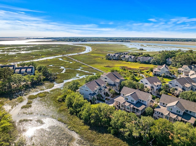 2087 Sterling Marsh Ln, Seabrook Island, SC 29455 - aerial view of residential area with a large body of water