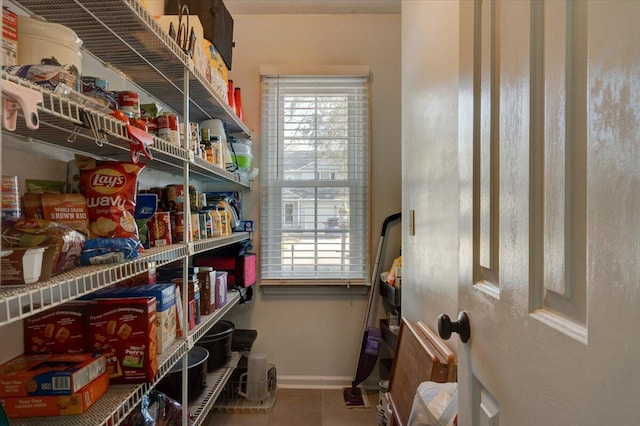 view of pantry