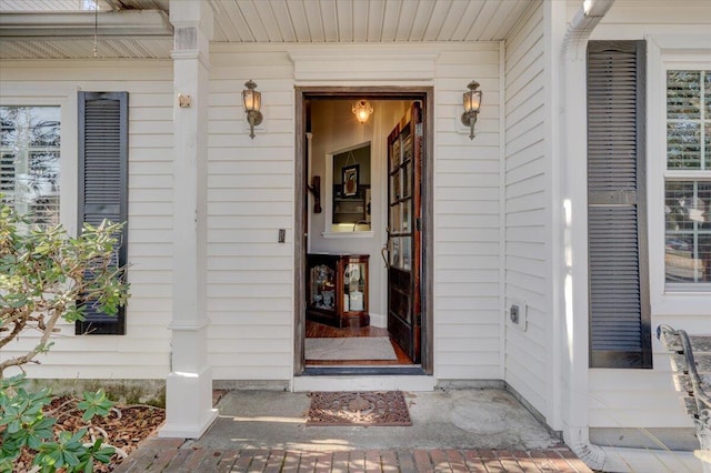 view of entrance to property