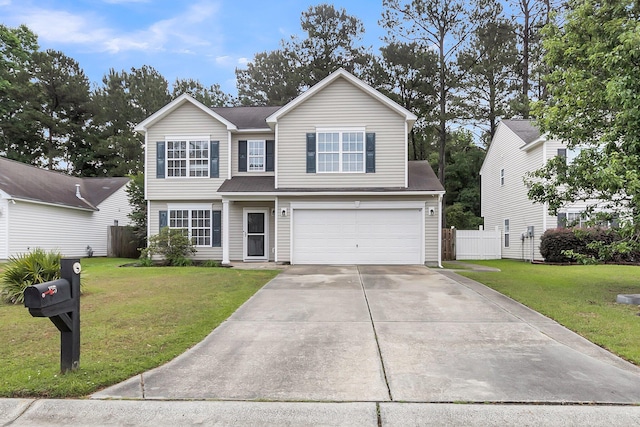 125 Towering Pine Dr, Ladson, SC 29456 - traditional-style house with a garage and concrete driveway