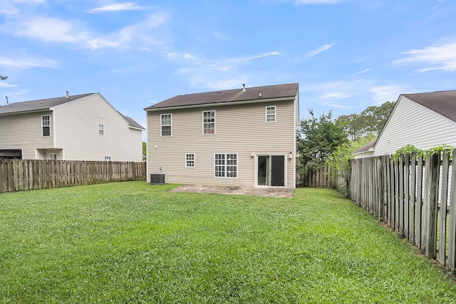 125 Towering Pine Dr, Ladson, SC 29456 - rear view of house featuring central air condition unit and a patio area