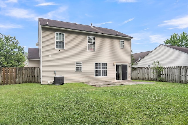125 Towering Pine Dr, Ladson, SC 29456 - rear view of house featuring a patio and central AC unit