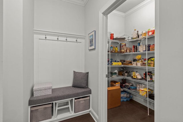 pantry featuring visible vents