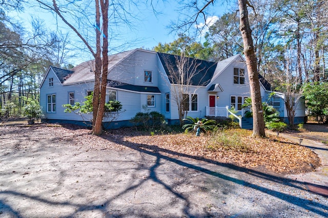 view of cape cod-style house