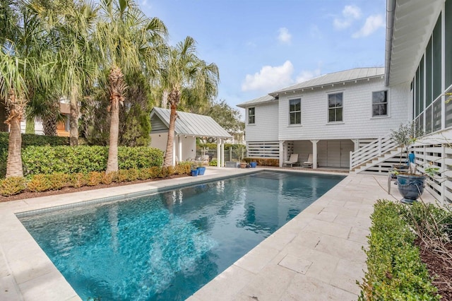 222 Haddrell St, Mount Pleasant, SC 29464 - outdoor pool with stairs and a patio
