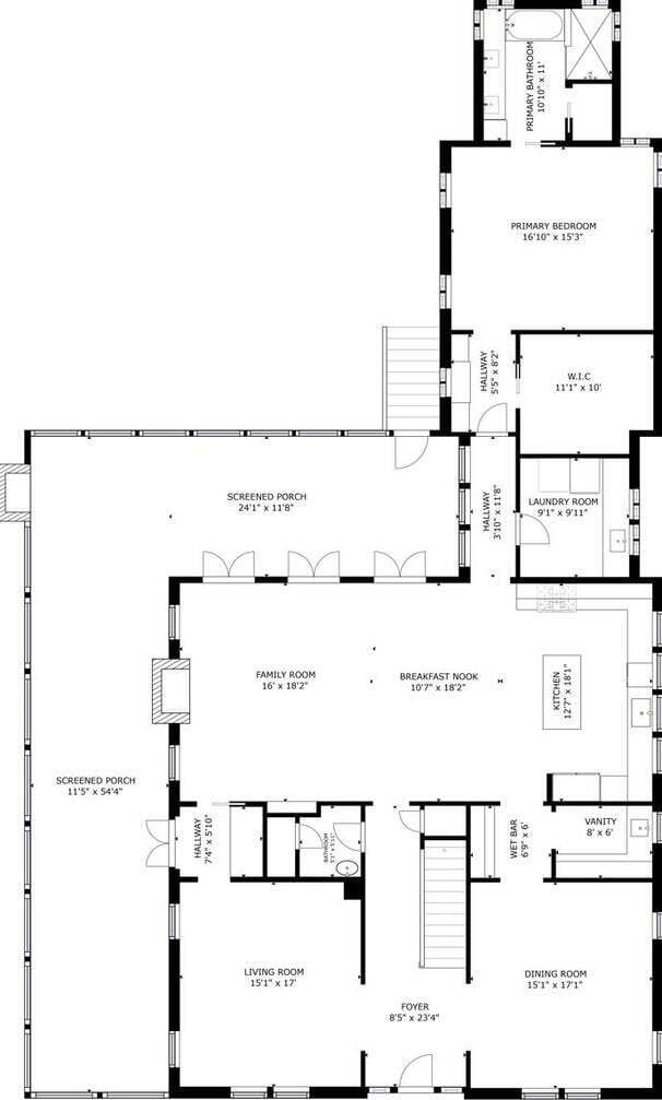 222 Haddrell St, Mount Pleasant, SC 29464 - floor plan / room layout