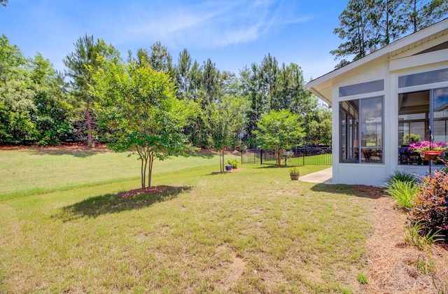 5078 Song Sparrow Way, Summerville, SC 29483 - view of yard featuring a sunroom