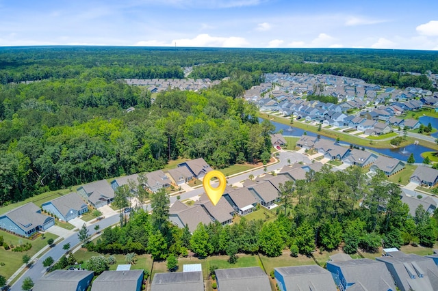 5078 Song Sparrow Way, Summerville, SC 29483 - aerial overview of property's location featuring nearby suburban area and a forest