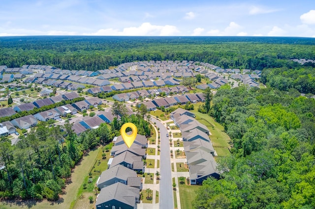 5078 Song Sparrow Way, Summerville, SC 29483 - aerial perspective of suburban area featuring a heavily wooded area