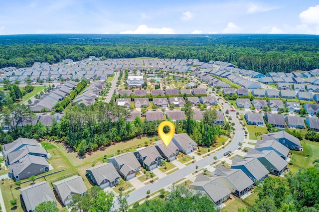 5078 Song Sparrow Way, Summerville, SC 29483 - aerial view of residential area featuring a heavily wooded area