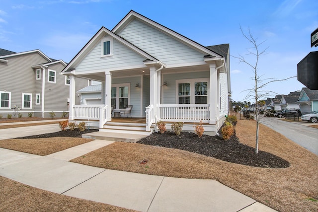 view of front of home featuring a porch