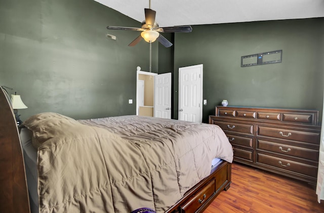 4662 Nibbs Ln, North Charleston, SC 29418 - bedroom featuring wood finished floors, a towering ceiling, and ceiling fan