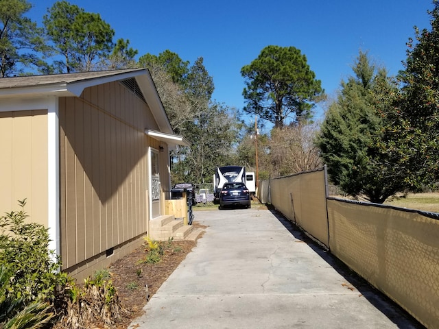 view of side of property