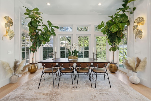 sunroom featuring plenty of natural light