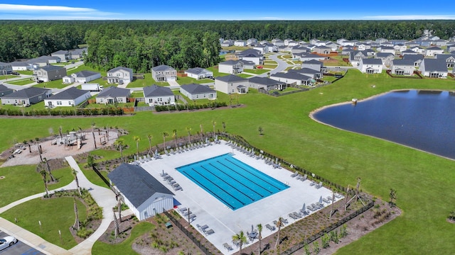 516 Yellow Leaf Ln, Summerville, SC 29486 - aerial view with a residential view and a water view