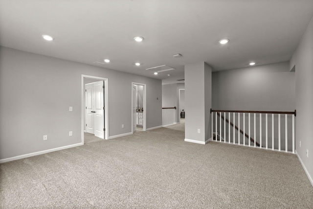 3438 Great Egret Dr, Johns Island, SC 29455 - carpeted empty room featuring baseboards and recessed lighting