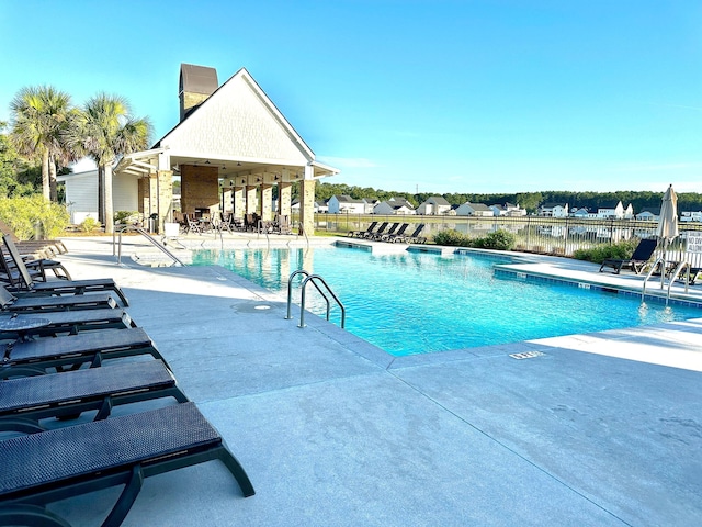 3438 Great Egret Dr, Johns Island, SC 29455 - pool with a patio area and fence