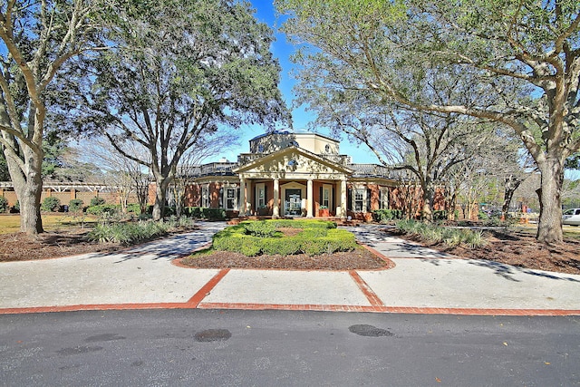 view of greek revival house