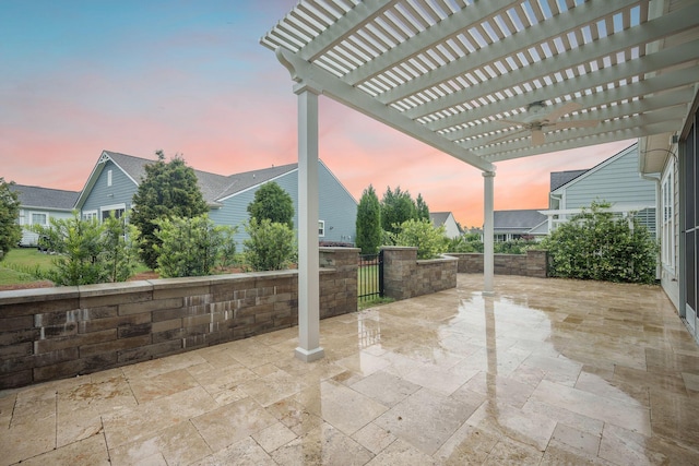 331 Fish Creek Ct, Summerville, SC 29486 - view of patio / terrace featuring a pergola