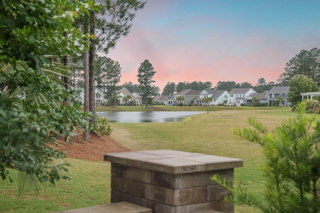 331 Fish Creek Ct, Summerville, SC 29486 - view of grassy yard featuring a residential view and a water view
