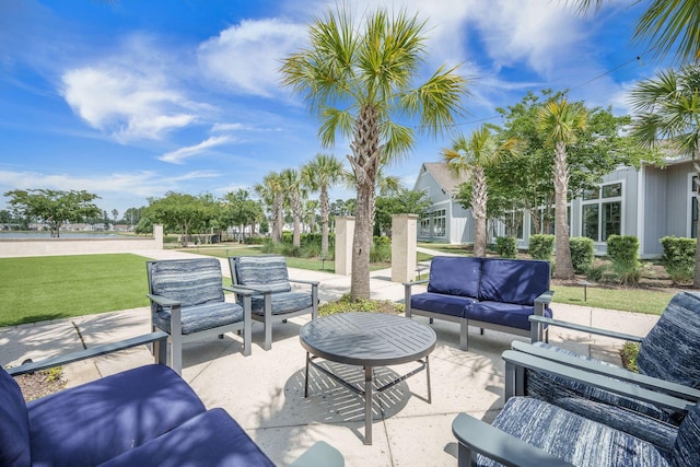 331 Fish Creek Ct, Summerville, SC 29486 - view of patio / terrace featuring an outdoor living space