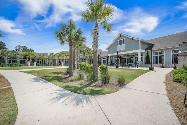 331 Fish Creek Ct, Summerville, SC 29486 - surrounding community with a yard and a patio area