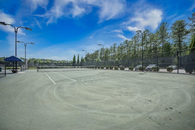 331 Fish Creek Ct, Summerville, SC 29486 - view of tennis court featuring fence