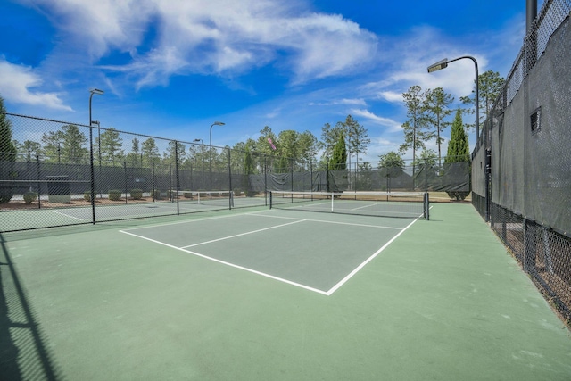 331 Fish Creek Ct, Summerville, SC 29486 - view of tennis court with fence and community basketball court